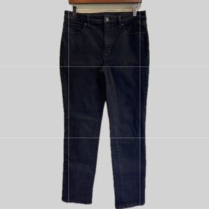 Talbots NWOT Straight Leg Black Jeans 8